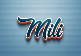 Cursive Name DP: Mili