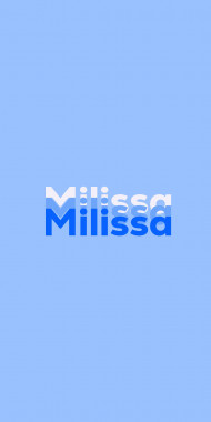 Name DP: Milissa