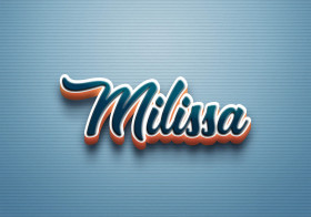 Cursive Name DP: Milissa