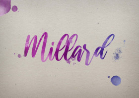 Millard Watercolor Name DP