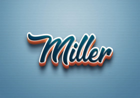 Cursive Name DP: Miller