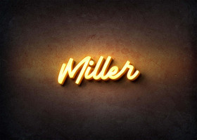 Glow Name Profile Picture for Miller