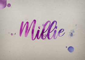 Millie Watercolor Name DP