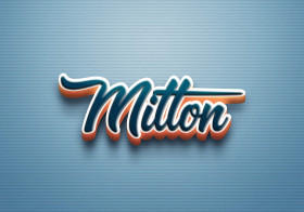 Cursive Name DP: Milton