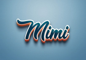 Cursive Name DP: Mimi