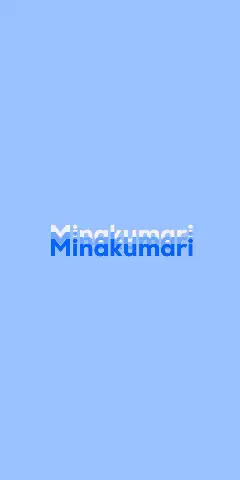Name DP: Minakumari