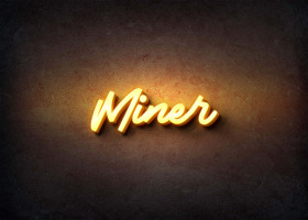 Glow Name Profile Picture for Miner