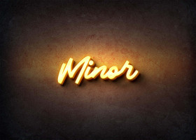 Glow Name Profile Picture for Minor