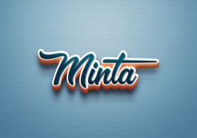 Cursive Name DP: Minta