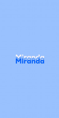 Name DP: Miranda