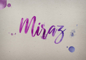 Miraz Watercolor Name DP