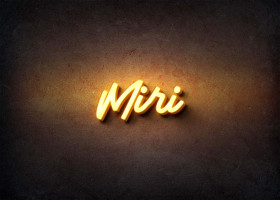 Glow Name Profile Picture for Miri