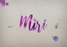 Miri Watercolor Name DP