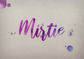 Mirtie Watercolor Name DP