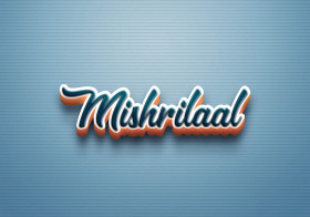 Cursive Name DP: Mishrilaal
