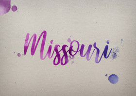 Missouri Watercolor Name DP