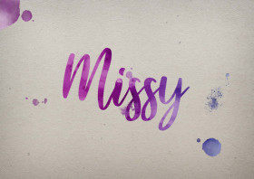 Missy Watercolor Name DP