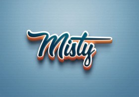 Cursive Name DP: Misty