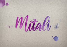 Mitali Watercolor Name DP