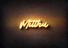 Glow Name Profile Picture for Mitthu