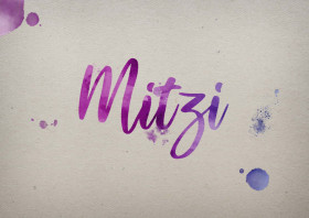 Mitzi Watercolor Name DP