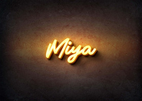 Glow Name Profile Picture for Miya