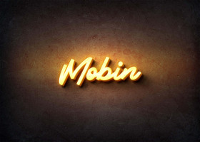 Glow Name Profile Picture for Mobin