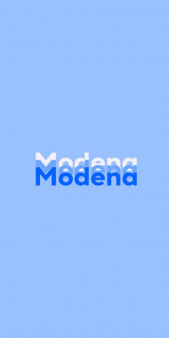 Name DP: Modena
