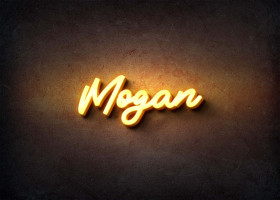 Glow Name Profile Picture for Mogan