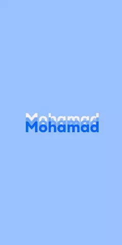 Name DP: Mohamad