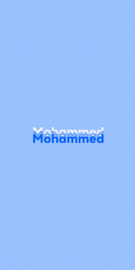 Name DP: Mohammed