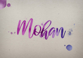 Mohan Watercolor Name DP