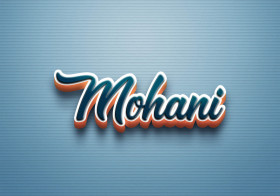 Cursive Name DP: Mohani