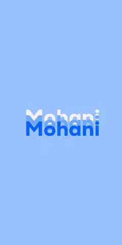 Name DP: Mohani