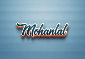 Cursive Name DP: Mohanlal