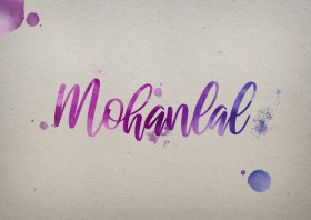 Mohanlal Watercolor Name DP