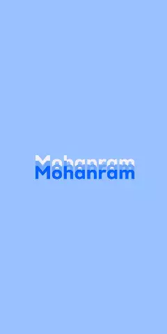 Name DP: Mohanram
