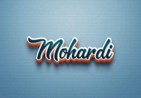 Cursive Name DP: Mohardi