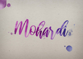 Mohardi Watercolor Name DP