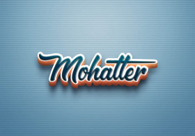 Cursive Name DP: Mohatter