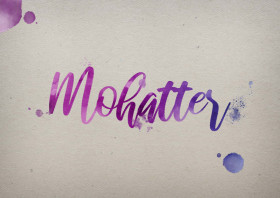 Mohatter Watercolor Name DP
