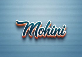 Cursive Name DP: Mohini