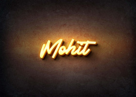 Glow Name Profile Picture for Mohit