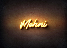 Glow Name Profile Picture for Mohni