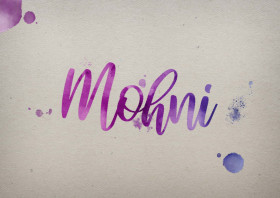 Mohni Watercolor Name DP