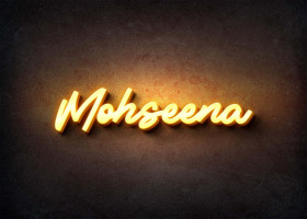 Glow Name Profile Picture for Mohseena