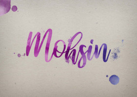 Mohsin Watercolor Name DP
