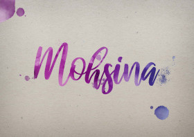Mohsina Watercolor Name DP
