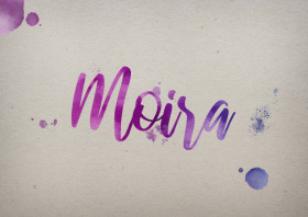 Moira Watercolor Name DP