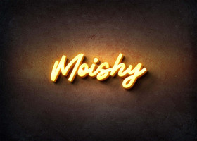 Glow Name Profile Picture for Moishy